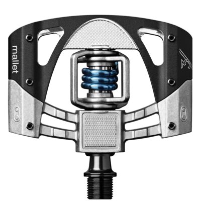 Педали Crankbrothers MALLET 3, серо-черная/синяя пружина