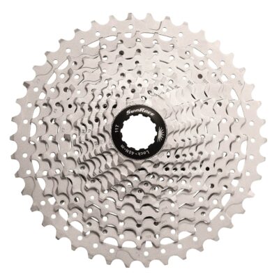 Кассета 11-k 11-51T SUN RACE MS8 MTB, алюминиевый паук, Metallic Silver