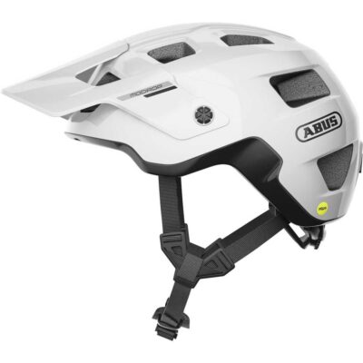 Велошолом спортивний ABUS MODROP MIPS shiny white M
