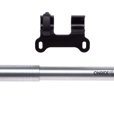 Насос компактний ONRIDE Slate 20 алюміній з манометром та шлангом, макс.тиск 120PSI голівка FV/AV