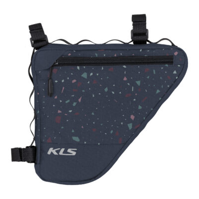 Сумка в трикутник рами KLS Wedge 023 дизайн-конфетті, темно-синій