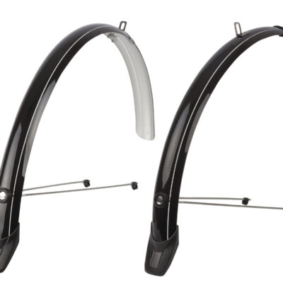 Комплект крил POLISPORT Towny 28" (розмір: переднє: 595х46; заднє: 715х46 мм) CITY/TRECKING чорний