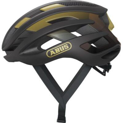 Велошолом спортивний ABUS AIRBREAKER Black Gold S (51-55 см)
