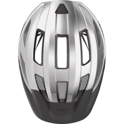 Велошолом спортивний ABUS MACATOR Gleam Silver S (51-55 см)