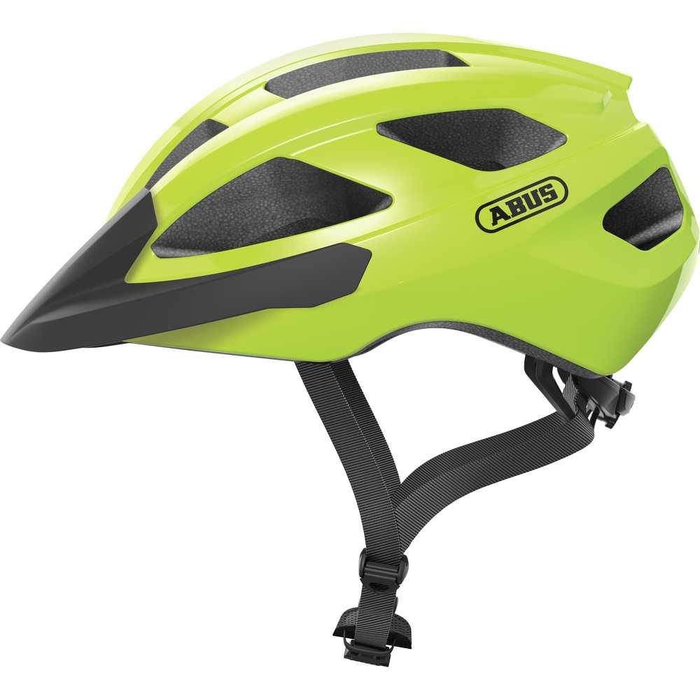 Велошолом спортивний ABUS MACATOR MIPS Neon Yellow L (58-62 см)