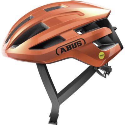 Велошолом спортивний ABUS POWERDOME MIPS goldfish orange M