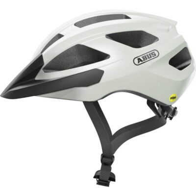 Велошолом спортивний ABUS MACATOR MIPS pearl white L