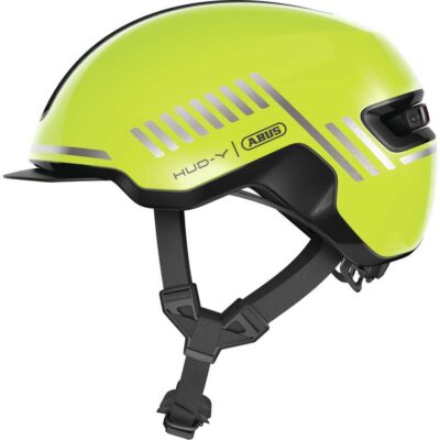 Велошолом ABUS HUD-Y Signal Yellow M (54-58 см)