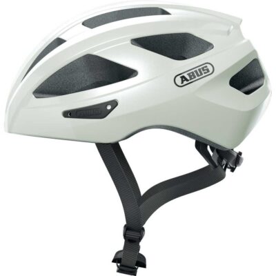 Велошолом спортивний ABUS MACATOR Pearl White M (52-58 см)