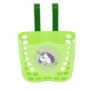 Кошик дитячий пластиковий на кермо ONRIDE Pony Mini зелений для велосипедів 12-14"