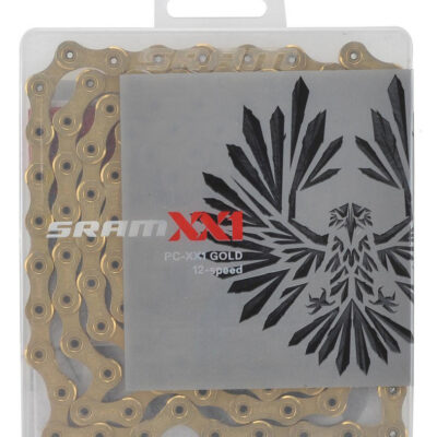 Ланцюг SRAM XX1 CN PCXX1 EAGLE GLD 126лнк. PWR.LCK 12шв. 1шт (00.2518.024.020)
