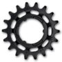 Зірка задня KMC Shimano Narrow 18T чорна 3/32"