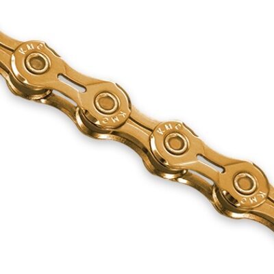 Ланцюг KMC X10EL Ti-N Gold 10 швидкостей 114 ланок золотий + замок