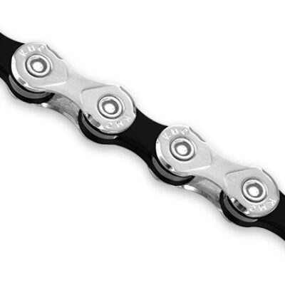 Ланцюг KMC X10 Silver/Black 10 швидкостей 122 ланки срібний/чорний + замок