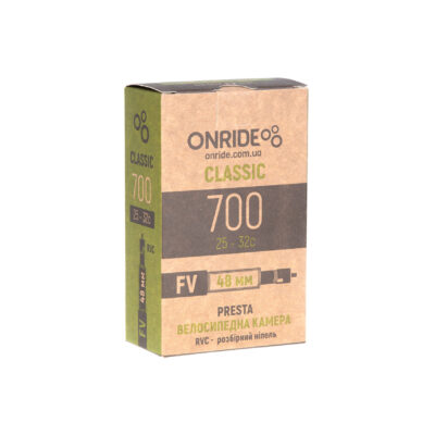 Камера ONRIDE Classic 700×25-32c FV 48 мм RVC – розбірний ніпель
