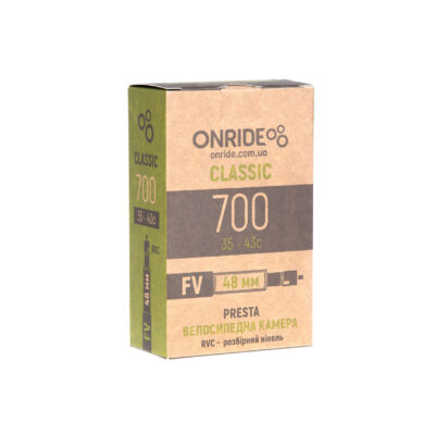 Камера ONRIDE Classic 700×35-43c FV 48 RVC – розбірний ніпель