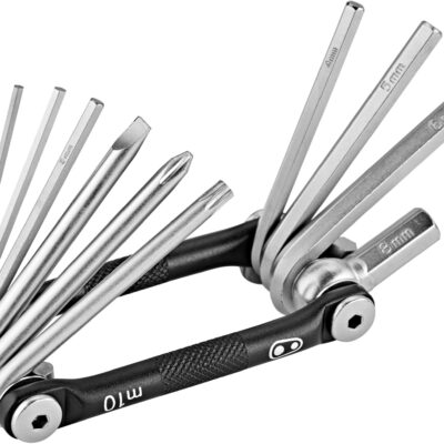 Мультитул Crankbrothers M10,  2/2.5/3/4/5/6/8мм, T25, Phillips #2, flat #2, черный