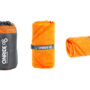 Рушник з махрової мікрофібри ONRIDE Dry помаранчевий (120х60) у чохлі