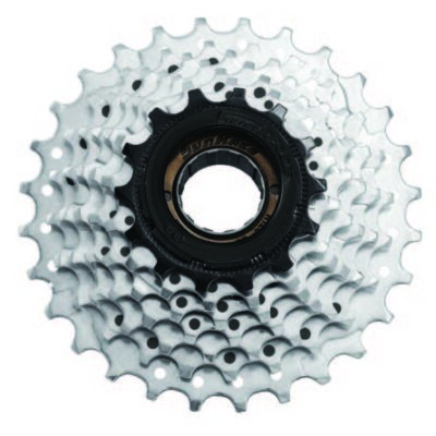Тріскачка SunRace MFM2A 6DS 1, 6 швидкостей, 14-28T, Zinc/Black