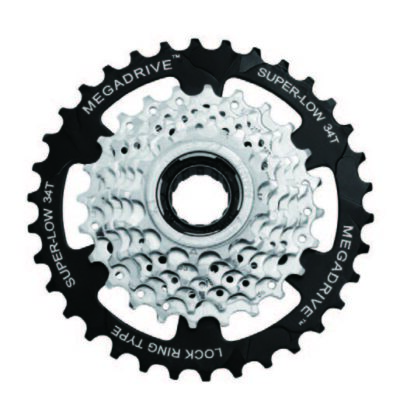 Тріскачка SunRace MFM4S 7CV, 7 швидкостей, 13-34T, Zinc/Black