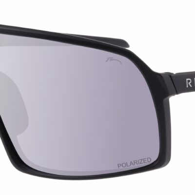 Окуляри Relax Prati чорні матові, лінза smoke (Polarized TAC), white sensor, кат. 3