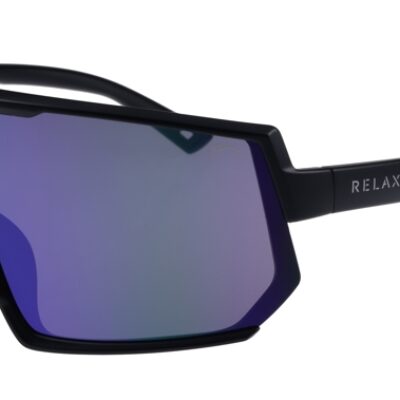 Окуляри Relax Lantao чорні матові, лінза smoke (PC), purple revo, кат. 3