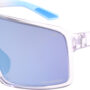 Окуляри Relax Gull кристільні/прозорі кристальні, лінза smoke  (Polarized TAC 1,0 mm), ice blue revo