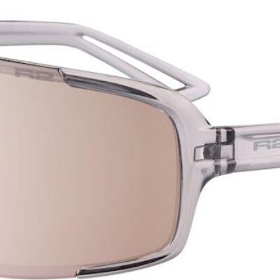 Окуляри R2 IMPULSE grey (TR90), лінза smoke, покриття pink full revo, кат. 2