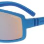 Окуляри дитячі R2 INVADER blue (TPEE), лінза brown, покриття blue/white fake revo, кат. 2