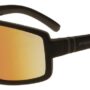 Окуляри дитячі R2 INVADER black (TPEE), лінза brown, покриття black/red fake revo, кат. 2