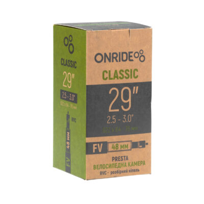 Камера ONRIDE Classic 29"x2,5-3,0" (622×64-76) FV 48 RVC – розбірний ніпель