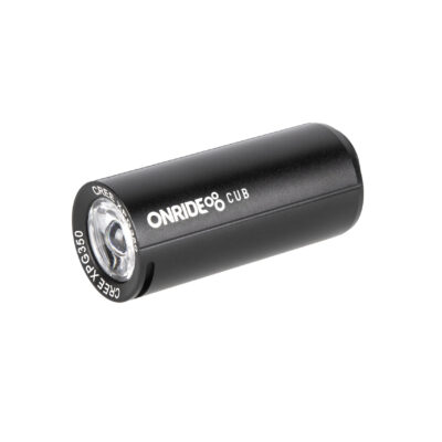 Велосипедна фара ONRIDE Cub чорний (200 lm, 700 mAh, Type-C), алюмінієва