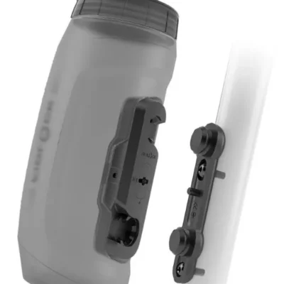 Фляга з конектором та базою FIDLOCK TWIST bottle 590мл., прозорий / чорний