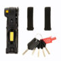 Замок складной Onguard K9 Heavy Duty Combo, 75см, 4 ключа +1 з подсветкой, короб-держатель на раму