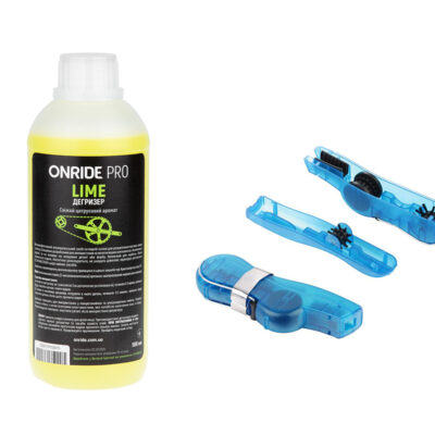 Комплект дегризер ONRIDE PRO Lime 500 мл + Мийка ланцюга