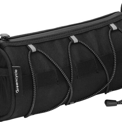 Сумка на руль Green Cycle Roll, 25х10х11,3 см, черный