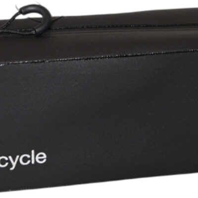 Сумка на верхнюю трубу рамы Green Cycle Belt, водонепроницаемая, 22х6,6х5,7см,  черный