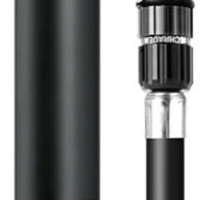 Мининасос Crankbrothers KLIC HP, алюминиевый, presta/schrader, 120psi / 8.3 bar, черный