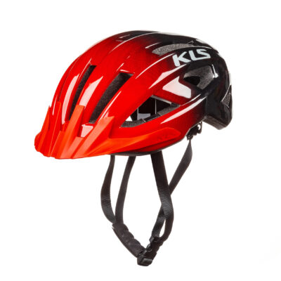 Шолом KLS Daze Lumio M/L, з блимавкою (Type-C), червоний (без бокових кліпс фікцації лямок)