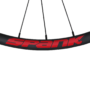Набір наклейок на обода SPANK Decal kit, Red
