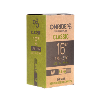 Камера ONRIDE Classic 16″x1.75-2.15″ (305×47-55) AV 48