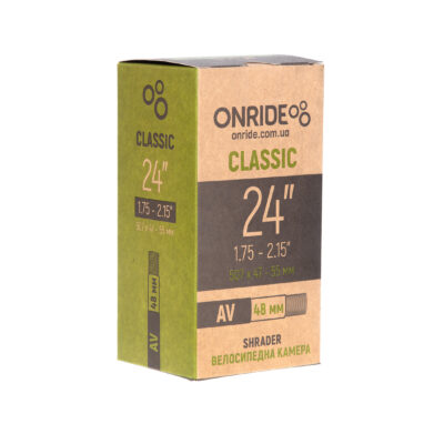 Камера ONRIDE Classic 24″x1.75-2.15″ (507×47-55) AV 48