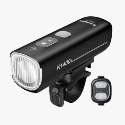 Велосипедна фара Ravemen K1400 (1400 lm, 4000 mAh) з датчиками освітленості, бездротова кнопка