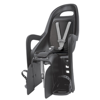 Дитяче крісло заднє POLISPORT Groovy Maxi CFS на багажник, 9-22 кг, чорне